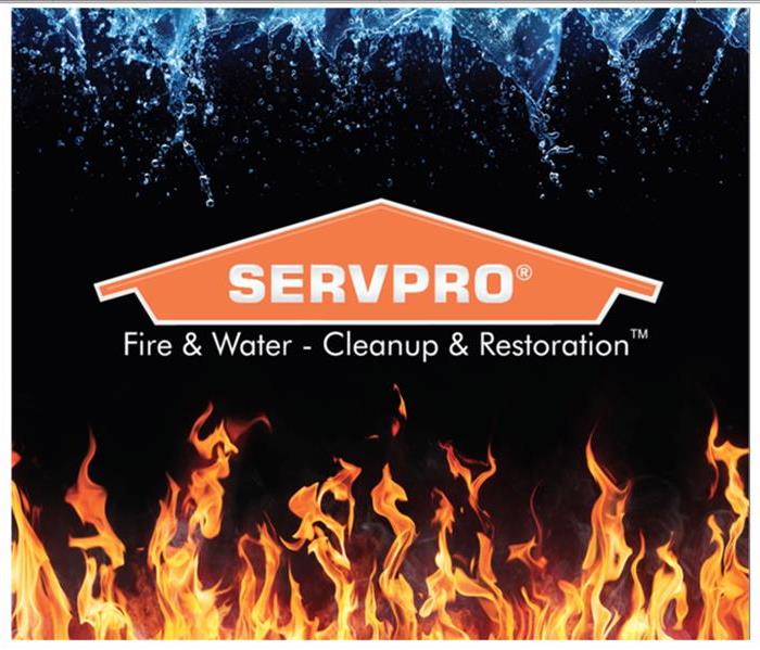 SERVPRO Logo with free and water 