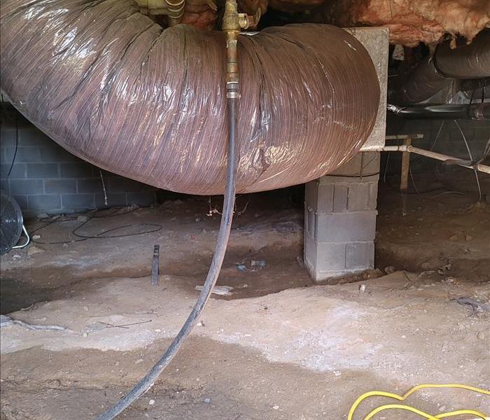 Crawl Space, Some insulation 